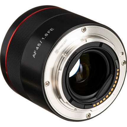 Rokinon AF 45mm f/1.8 FE Lente para Sony E Full Frame f/1.8-22