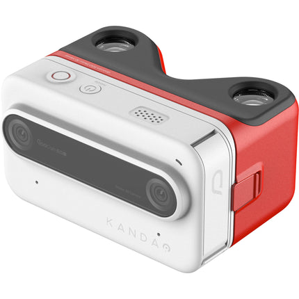 Kandao QooCam EGO Cámara 3D Dual-Lente 24MP 60fps Pantalla 2.54" Aur Blanca