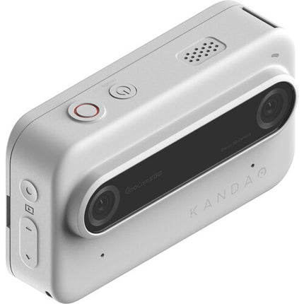 Kandao QooCam EGO Cámara 3D Dual-Lente 24MP 60fps Pantalla 2.54" Aur Blanca