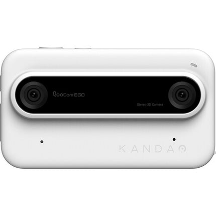 Kandao QooCam EGO Cámara 3D Dual-Lente 24MP 60fps Pantalla 2.54" Aur Blanca