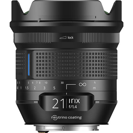 IRIX 21mm f/1.4 Dragonfly Objetivo gran angular para Nikon F con diafragma de 11 hojas y cuerpo sellado