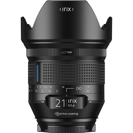 IRIX 21mm f/1.4 Dragonfly Objetivo gran angular para Nikon F con diafragma de 11 hojas y cuerpo sellado