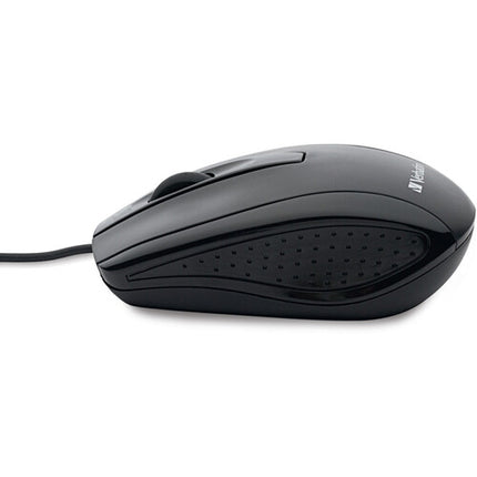 Ratón Óptico con Cable Verbatim Negro Sensor Óptico USB-A PC y Mac
