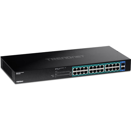 TRENDnet TPE-TG262 Switch de Red No Gestionado 24 Puertos PoE+ 380W Rackmount