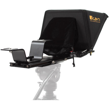 ikan Elite Pro Teleprompter Universal para iPad y iPad Pro con mando Bluetooth y maletín rígido con ruedas