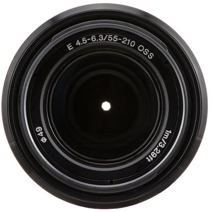 Sony E 55-210mm f4.5-6.3 OSS Objetivo con Filtro UV 49mm Kit Negra