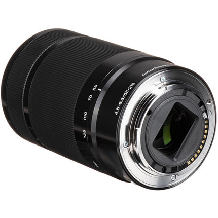 Sony E 55-210mm f4.5-6.3 OSS Lente E-mount APS-C con estabilizador óptico y parasol
