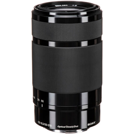 Sony E 55-210mm f4.5-6.3 OSS Lente E-mount APS-C con estabilizador óptico y parasol