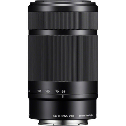 Sony E 55-210mm f4.5-6.3 OSS Lente E-mount APS-C con estabilizador óptico y parasol