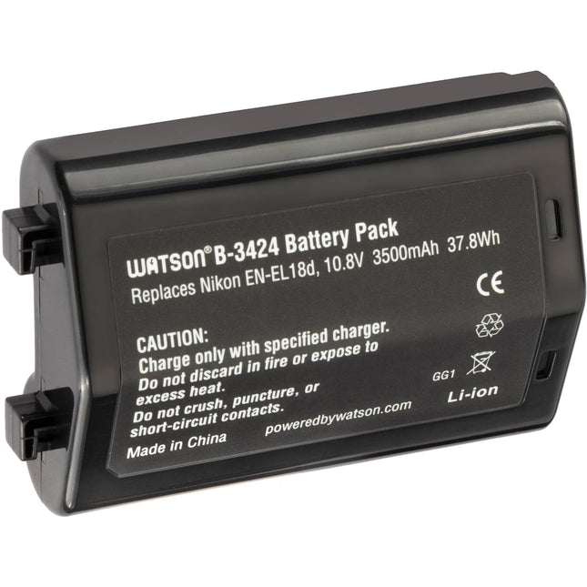 Watson EN-EL18d Batería de Litio 10.8V 3500mAh para Nikon con Garantía