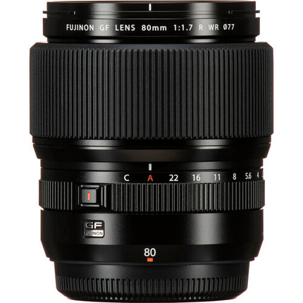 FUJIFILM GF 80mm f1.7R WR Objetivo 63mm Filtro 77mm Kit UV