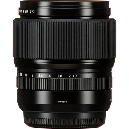FUJIFILM GF 80mm f1.7R WR Objetivo 63mm Filtro 77mm Kit UV