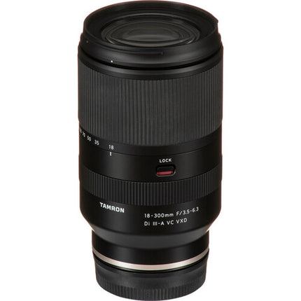 Tamron 18-300mm f3.5-6.3 Di III-A VC VXD Objetivo para Sony E estabilizador y motor lineal AF