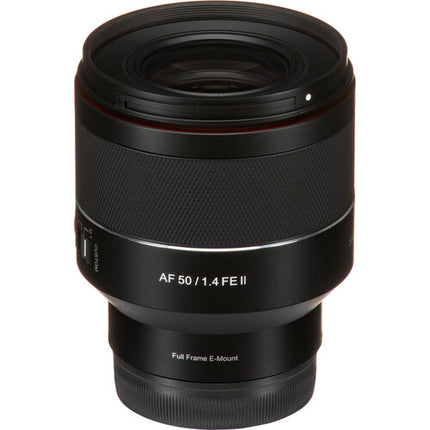 Samyang AF 50mm f1.4 FE II Objetivo para Sony E Formato Completo 11 Elementos 9 Laminas