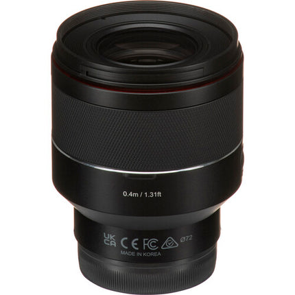 Samyang AF 50mm f1.4 FE II Objetivo para Sony E Formato Completo 11 Elementos 9 Laminas