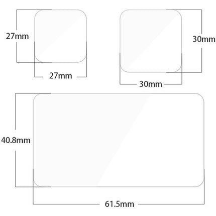 TELESIN Protector de Cristal Templado para GoPro HERO9/10/11/12 Lentes y Pantallas