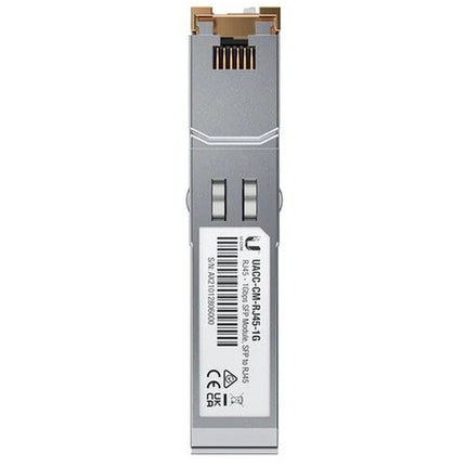Ubiquiti Adaptador Módulo SFP a RJ45 Gigabit 1 Gb/s 100 m