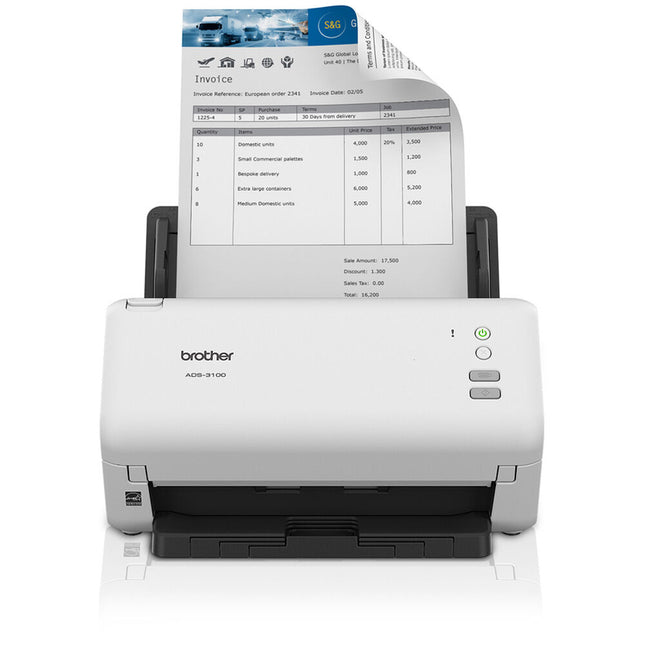Brother ADS-3100 Escáner de Escritorio Color Alta Velocidad 40 ppm 600 dpi