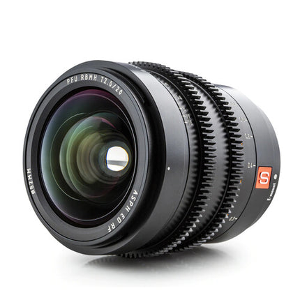 Viltrox S 20mm T2.0 Objetivo de Cine Sony E-Mount Distancia mínima 9.8" Filtro 82mm