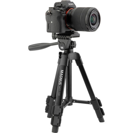 Tripode de Mesa Magnus MTT-100 24.7 Pulgadas Capacidad 2 Kg con Soporte para Smartphone y Montura GoPro