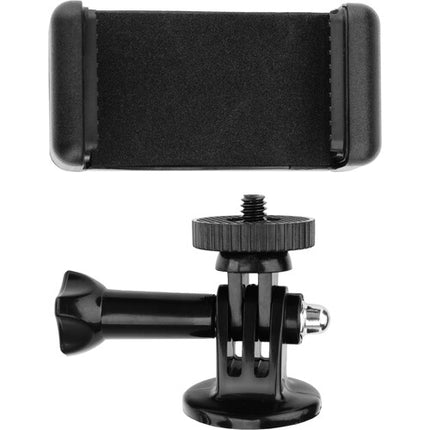 Tripode de Mesa Magnus MTT-100 24.7 Pulgadas Capacidad 2 Kg con Soporte para Smartphone y Montura GoPro