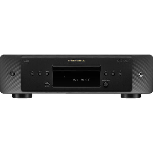 Marantz CD 60 Reproductor de CD Negro con DAC alta resolución y USB
