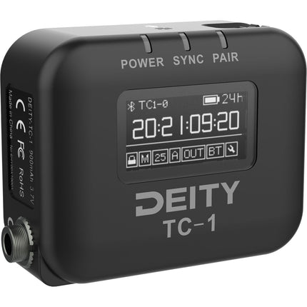 Deity Microphones TC-1 Generador de Código de Tiempo Inalámbrico Bluetooth 28 Horas Batería