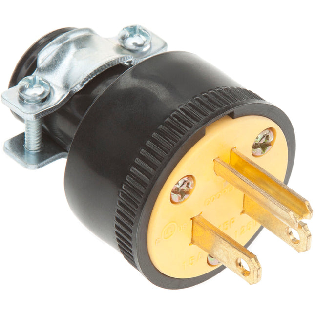 Bayco Products SL-151 Enchufe Macho NEMA 5-15 2.8 Pulgadas 15A Metal Clamp