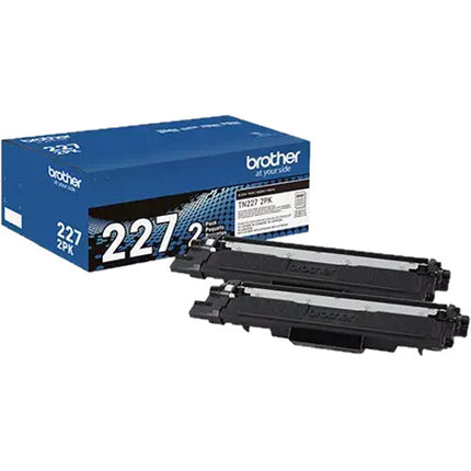 Brother TN227 Cartucho de tóner negro alto rendimiento 2 unidades compatible con HL-L3210CW y HL-L3270CDW