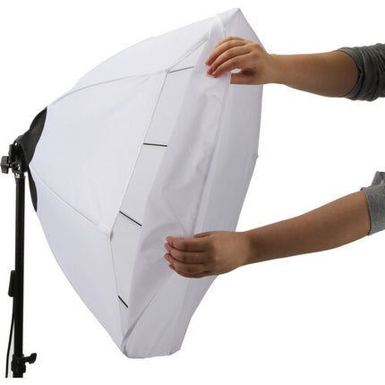 Raya Octagonal Softbox Plegable 27.6" con Casquillo E27 y Difusor