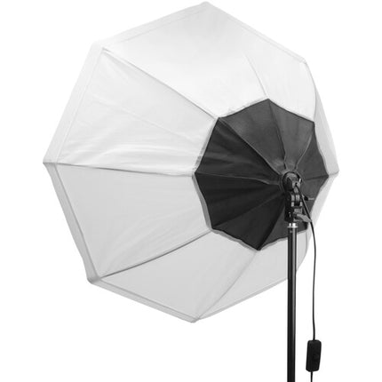 Raya Octagonal Softbox Plegable 27.6" con Casquillo E27 y Difusor