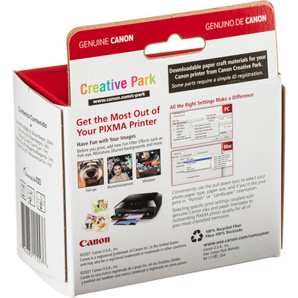 Canon PGI-250XL Negro de Alta Capacidad y CLI-251 Pack de 5 Cartuchos de Tinta para Impresora