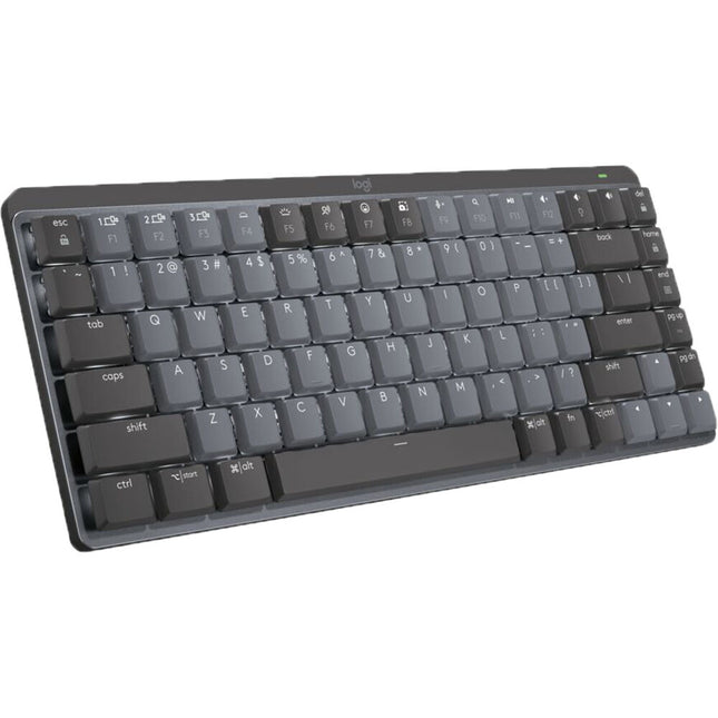 Logitech MX Mechanical Mini Teclado Mecánico Inalámbrico Bluetooth Táctil Silencioso Diseño Compacto