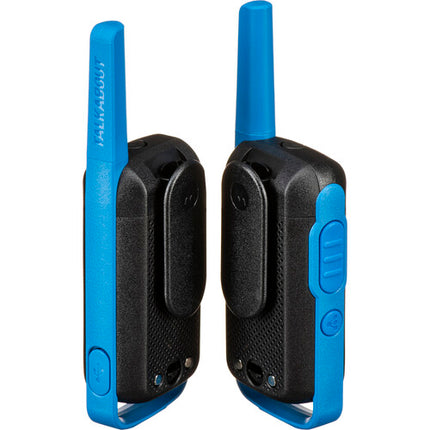 Motorola Talkabout T270 Radio FRS GMRS 22 Canales Alcance 25 Millas 2 Pack Azul