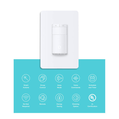 TP-Link ES20M Kasa Interruptor Regulable Wi-Fi con Sensor de Movimiento 2 Pack