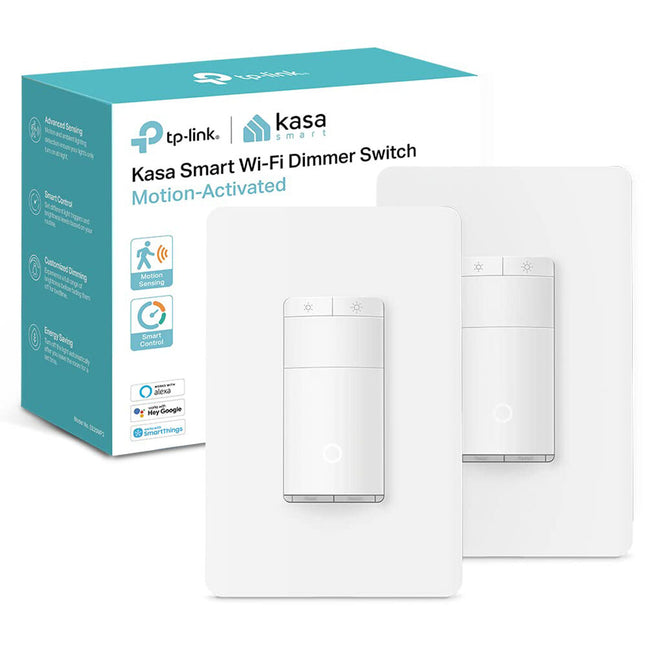 TP-Link ES20M Kasa Interruptor Regulable Wi-Fi con Sensor de Movimiento 2 Pack