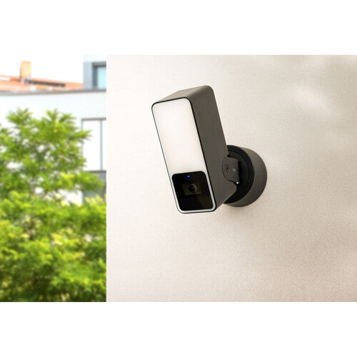 Eve Outdoor Cam 1080p Cámara de Seguridad con Proyector 157° Visión Nocturna