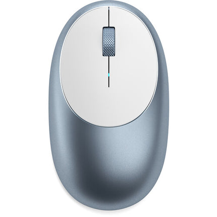 Satechi M1 Ratón Inalámbrico Azul Bluetooth 4.0 Alcance 10m USB-C Recargable