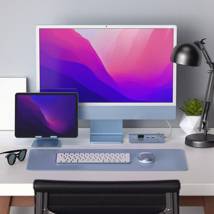 Satechi M1 Ratón Inalámbrico Azul Bluetooth 4.0 Alcance 10m USB-C Recargable