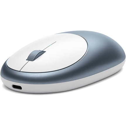 Satechi M1 Ratón Inalámbrico Azul Bluetooth 4.0 Alcance 10m USB-C Recargable