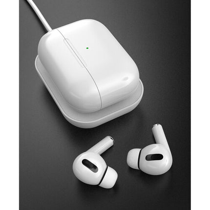 Galvanox Base de Carga Inalámbrica Qi para Apple AirPods Pro Blanco con Cable USB-C 3.4'