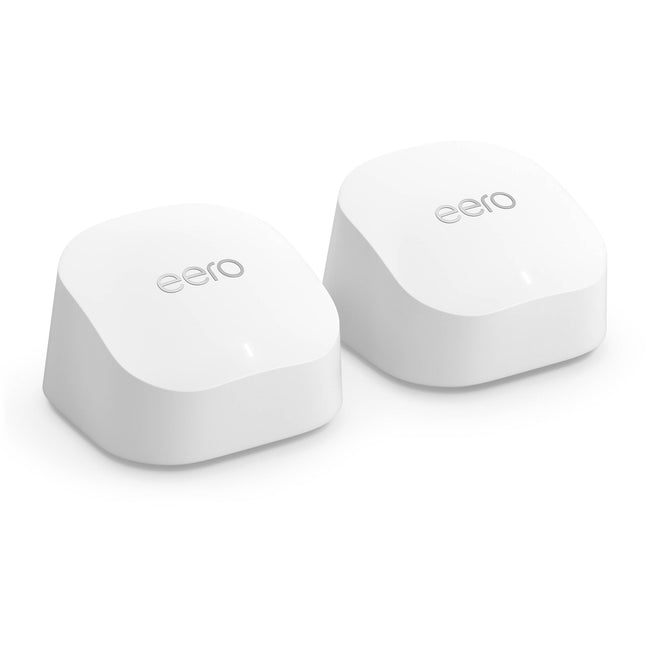 eero 6+ AX3000 Sistema de malla Wi-Fi 6 Dual-Banda 2 módulos blancos