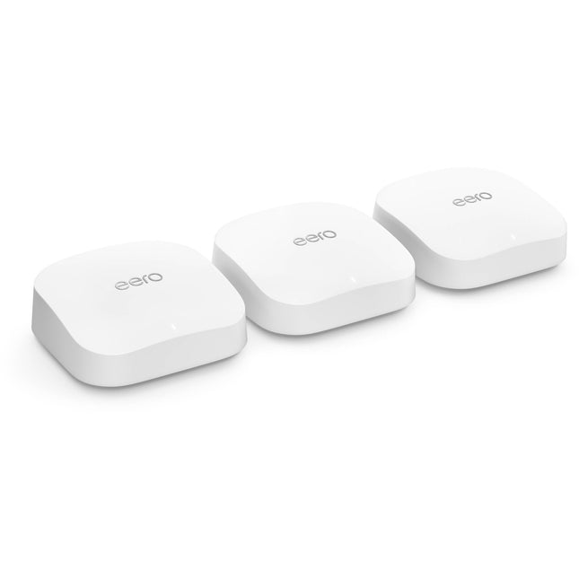 eero Pro 6E AX5400 Sistema Mesh Wi-Fi 6E Tri Banda 3 Piezas 6000 Pies²