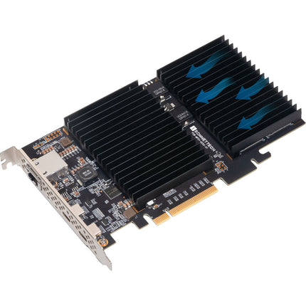 Sonnet McFiver Tarjeta PCIe 3.0 Multifunción 10G Ethernet 2x USB Type-C