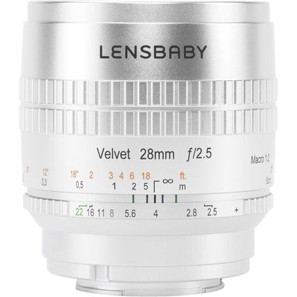 Lensbaby Velvet 28mm f2.5 Lente para Nikon F Montura F FX 12 Lâminas de Diafragma