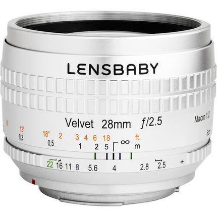 Lensbaby Velvet 28mm f2.5 Lente para Nikon F Montura F FX 12 Lâminas de Diafragma