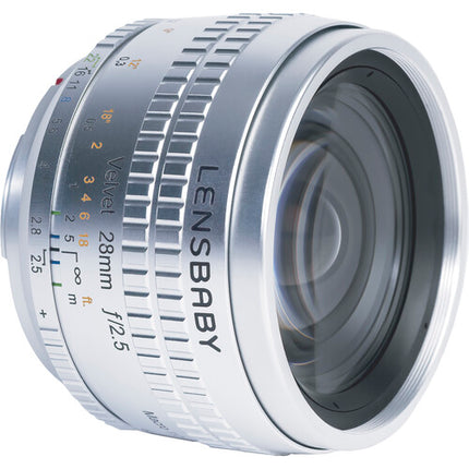 Lensbaby Velvet 28mm f2.5 Lente para Nikon F Montura F FX 12 Lâminas de Diafragma