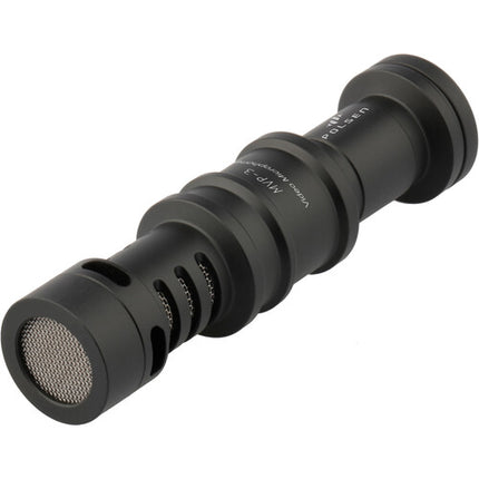 Polsen MVP-3 Micrófono Shotgun Direccional para DSLR Smartphones con Cable 3.5mm y Paravientos