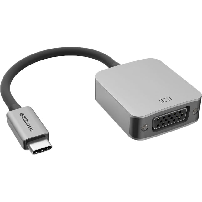 EZQuest Adaptador USB Tipo-C a VGA Cable 21 cm Resolución 2048x1152