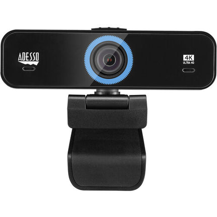 Adesso CyberTrack K4 Cámara Web UHD 4K 8 MP Foco Fijo Pan 360°